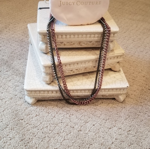 Juicy Couture 3 Strand Long Necklace - Picture 7 of 7